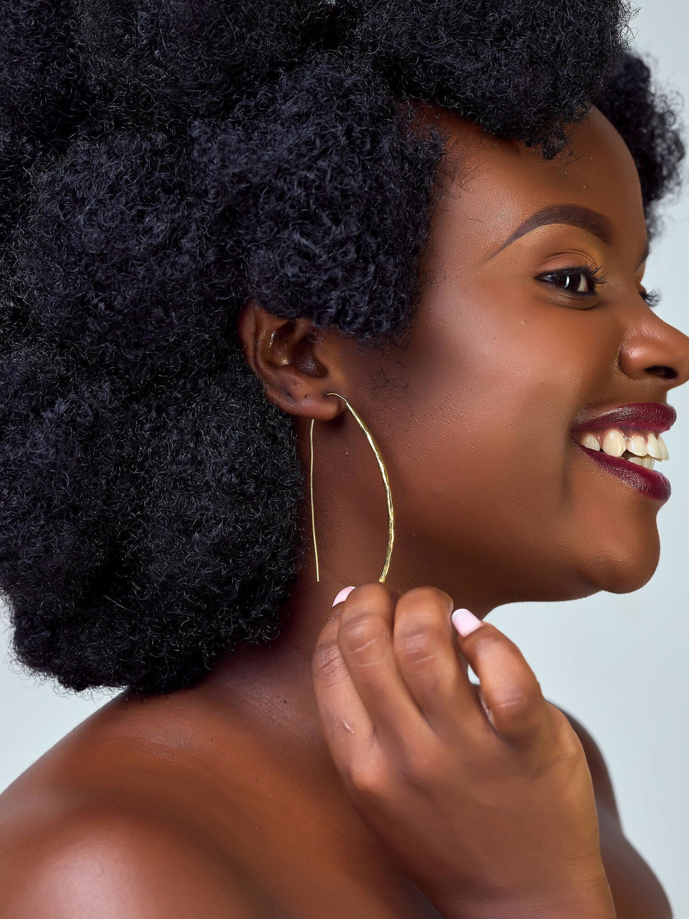Kijivu Creatives Threader Earring - Brass