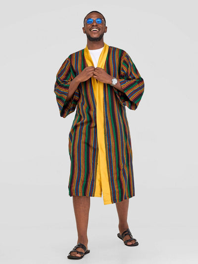 Liquid Lemn Unisex Earth Vibe Kimono - Multicolored - Shopzetu