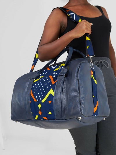 Rafiki Threads Duffle Bag - Navy Blue - Shopzetu