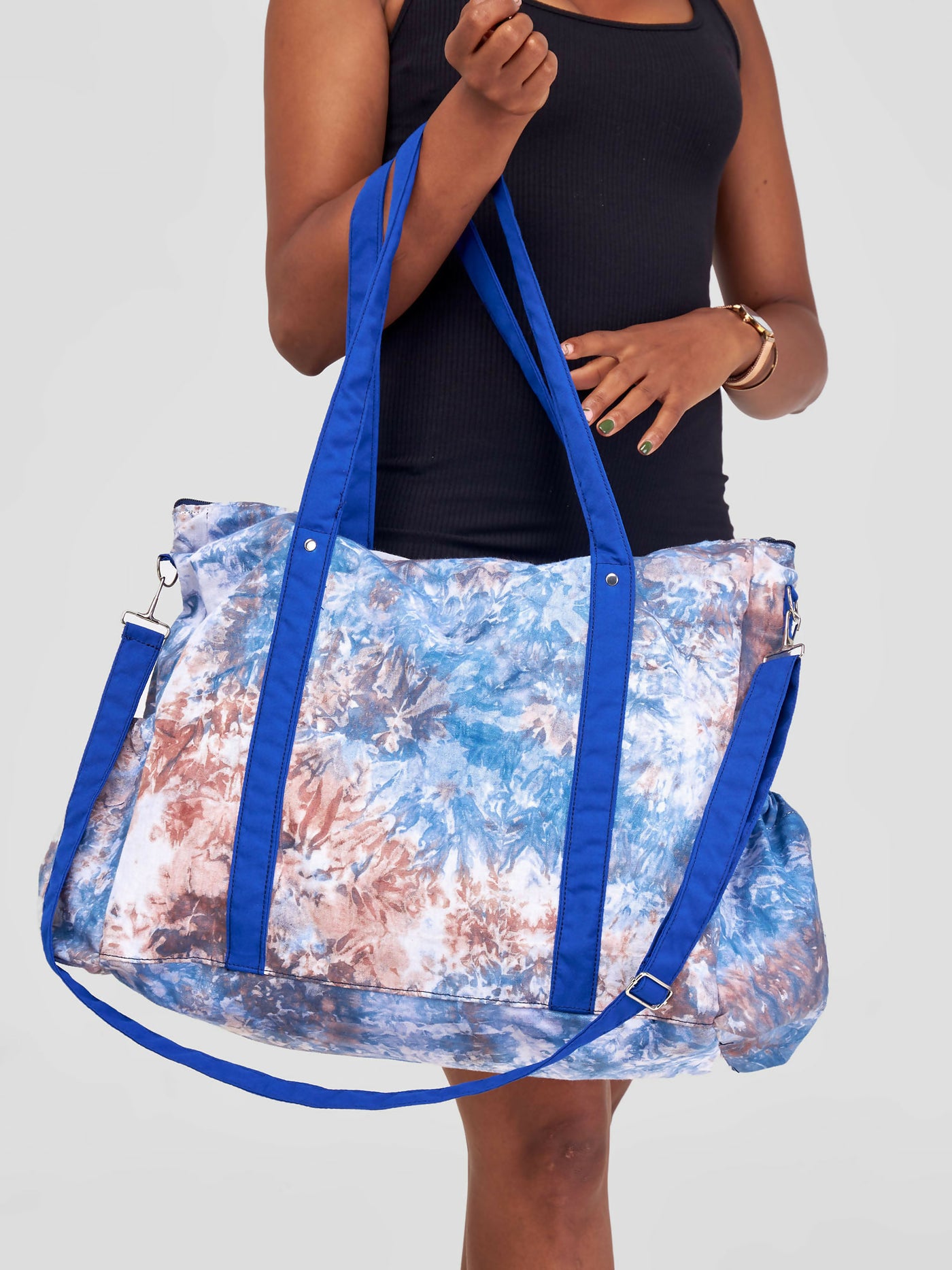Crafts With Meaning Tie & Dye Diaper Bag - Blue
