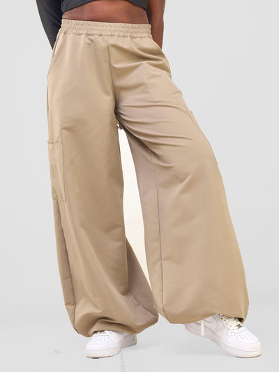 Zoya Temo Parachute Pants - Taupe