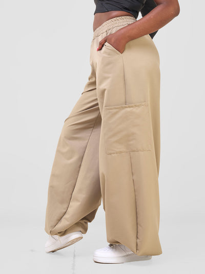 Zoya Temo Parachute Pants - Taupe