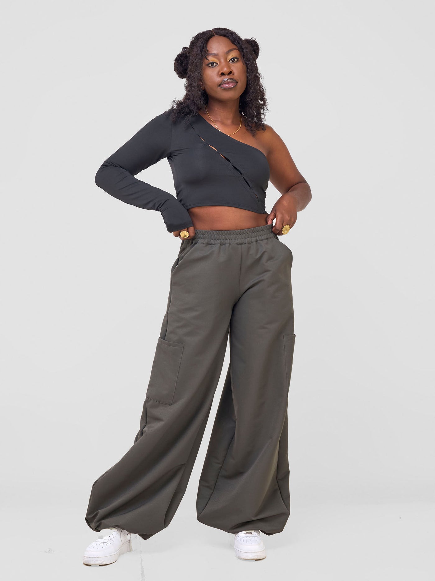 Zoya Temo Parachute Pants - Hunters