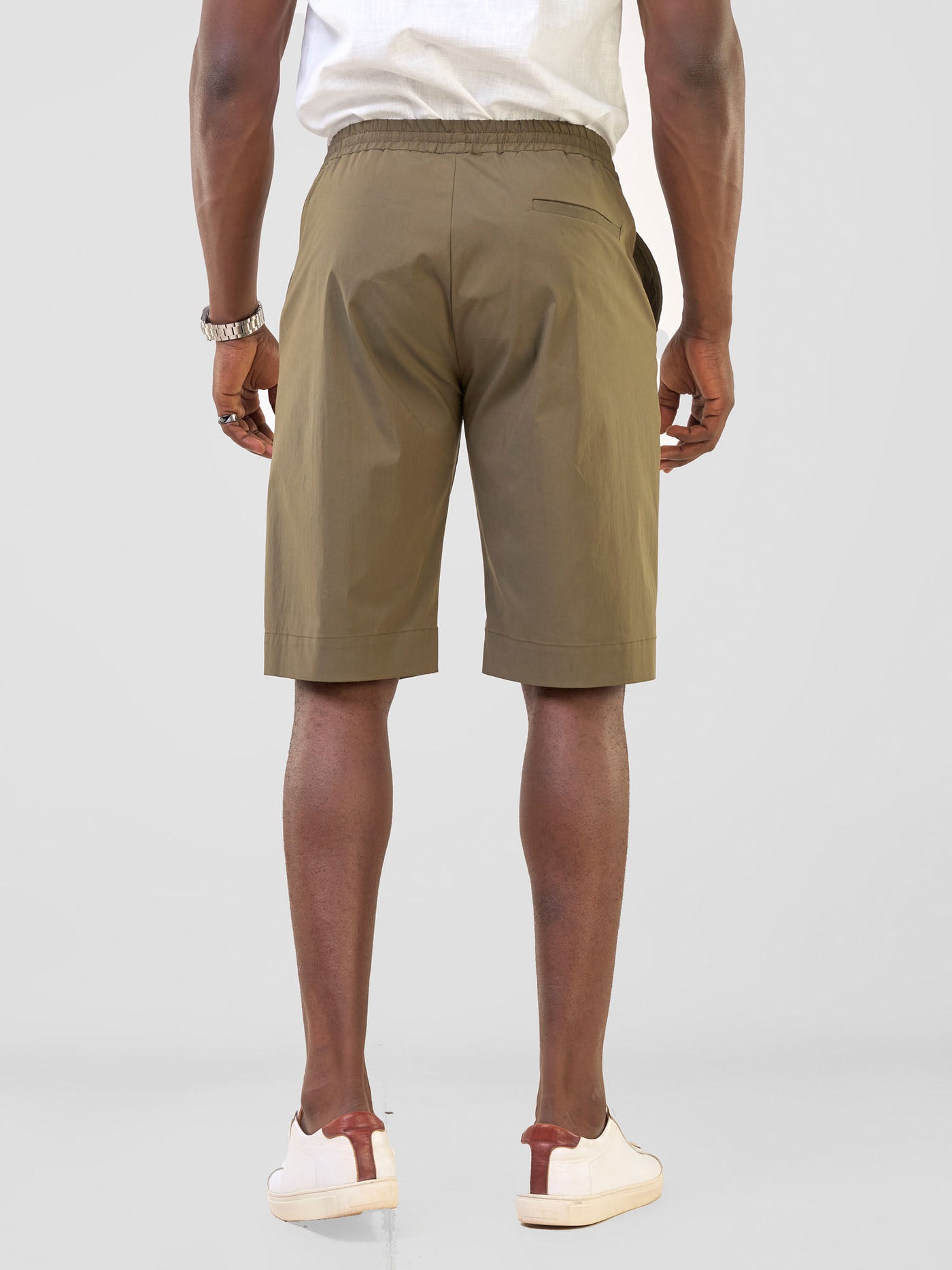 Njano Men's Knee Length Shorts - Hunters Green