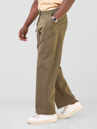 Njano Men's Easy Fit Pants - Hunters Green