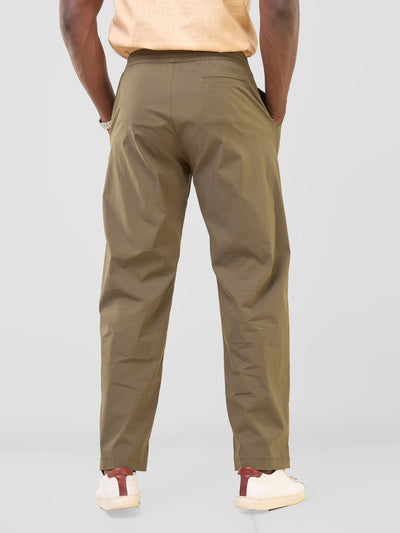 Njano Men's Easy Fit Pants - Hunters Green