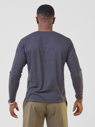 Bush Men's Long Sleeve T-shirt - Grey