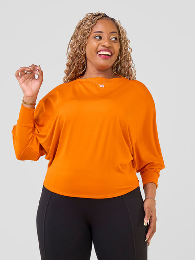 Vivo Bana Batwing Top - Orange