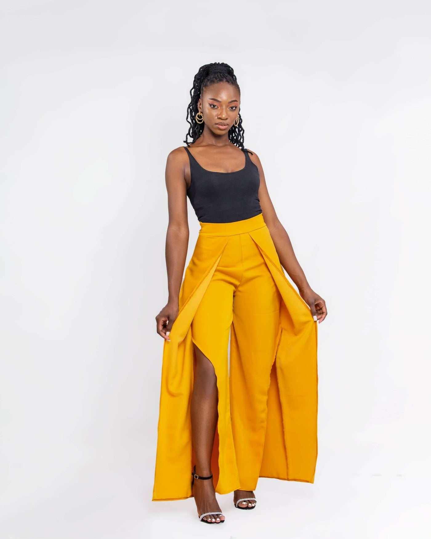 Drift Pants - Mustard - Shopzetu