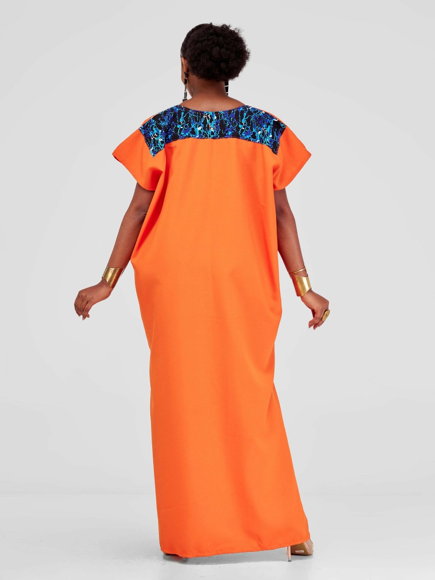 Arui Bisa Kaftan - Orange - Shopzetu