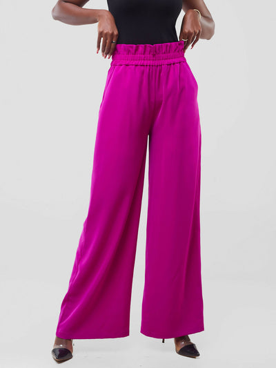 Timyt Urban Wear Executive Ease Legging With Waist Band - Fuschia - Shopzetu