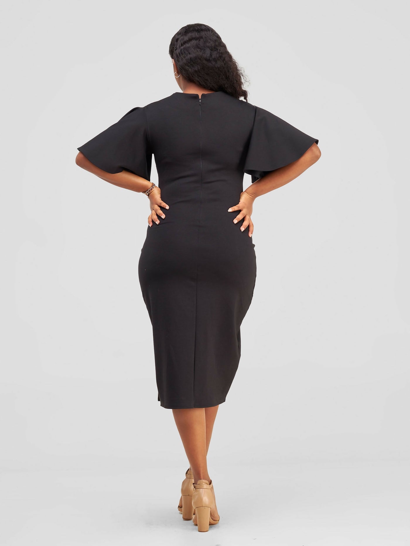 Tuli Mali Bodycon Dress - Black