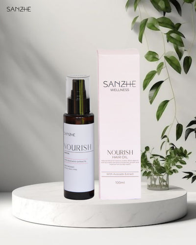 Sanzhe Wellness Nourish Hair Oil With Tea Tree Extract - Shopzetu