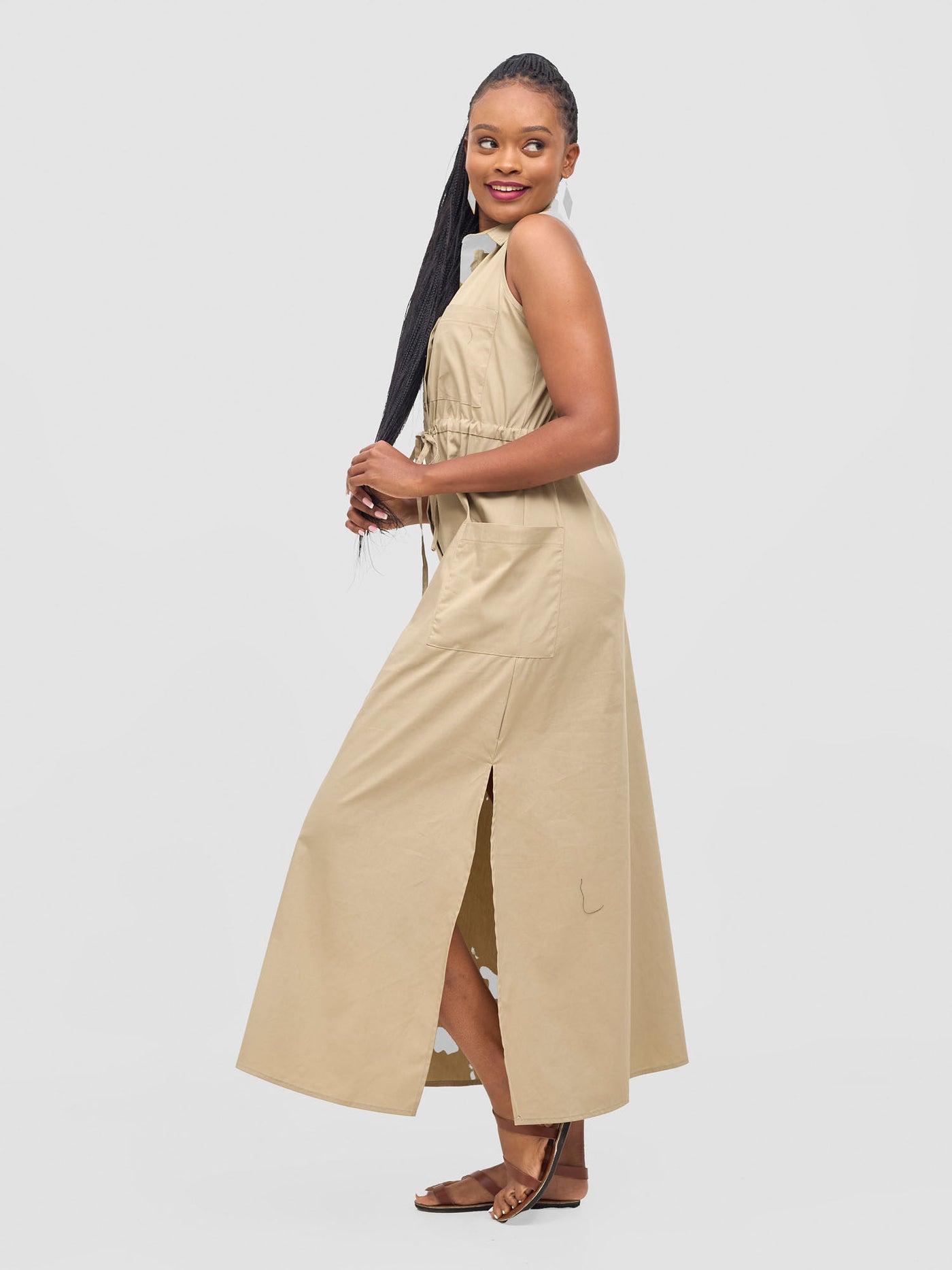 Kamari Maxi Dress - Tan