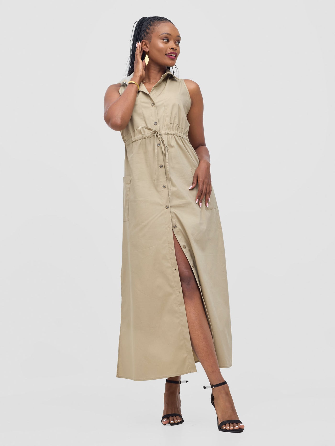 Kamari Maxi Dress - Tan