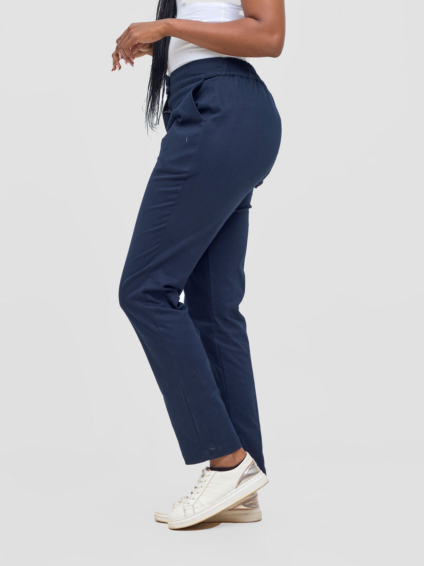 Safari Mansi Straight Leg Pants - Navy