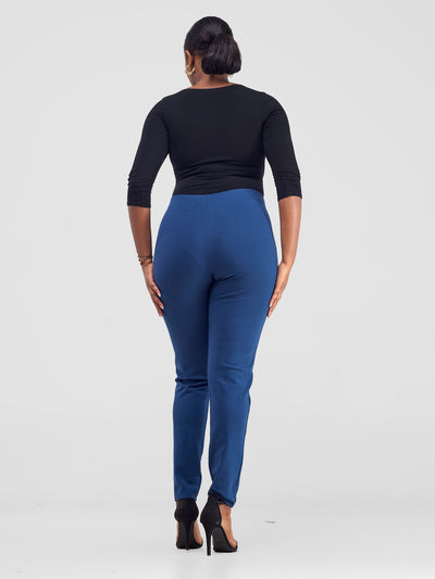 Vivo Basic Panelled Leisure Pants - Dark Teal