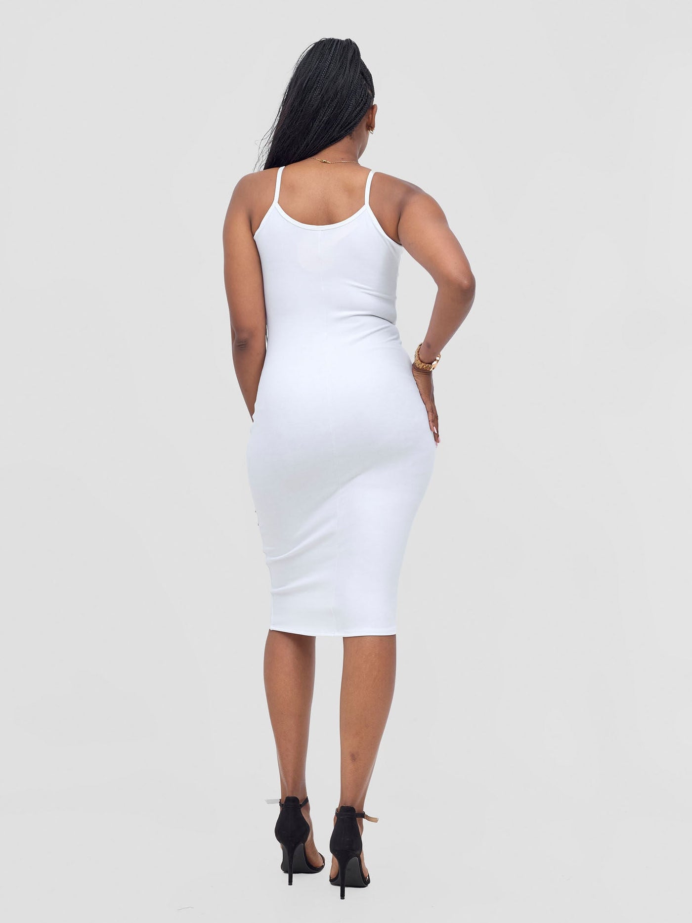 Vivo Val Strappy Bodycon Dress - White