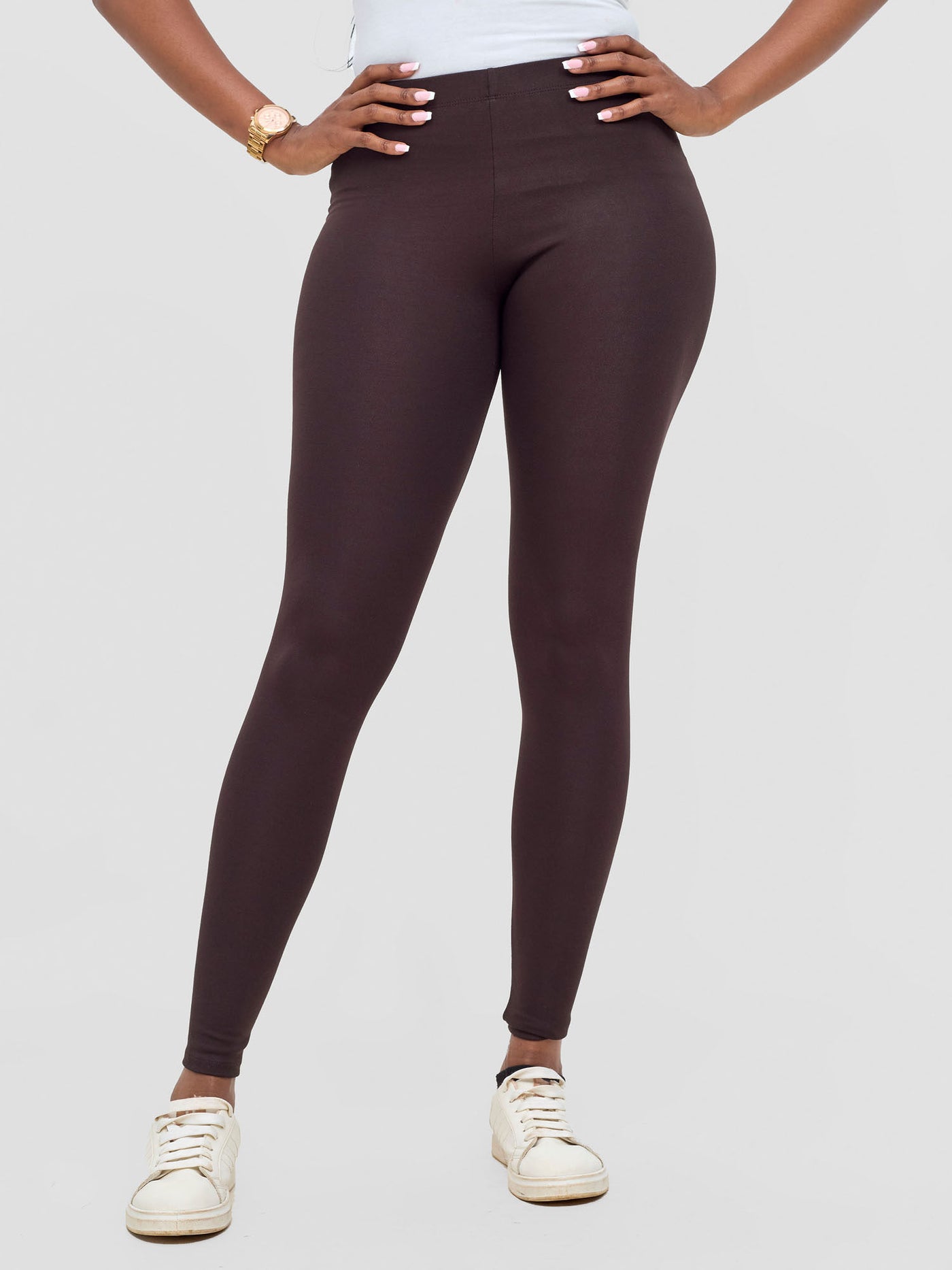 Val Full Length Leggings - Chocolate