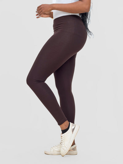 Val Full Length Leggings - Chocolate