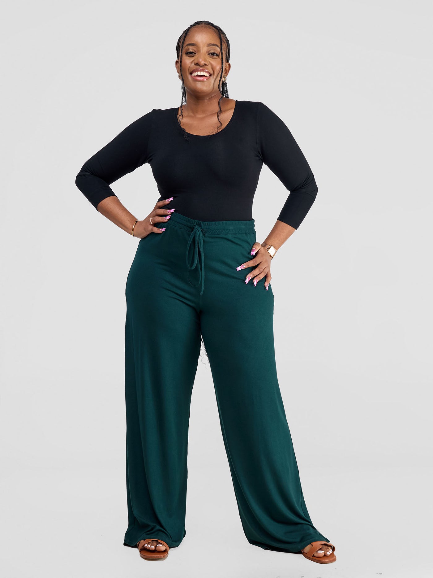 Safari Lounge Pants - Dark Green