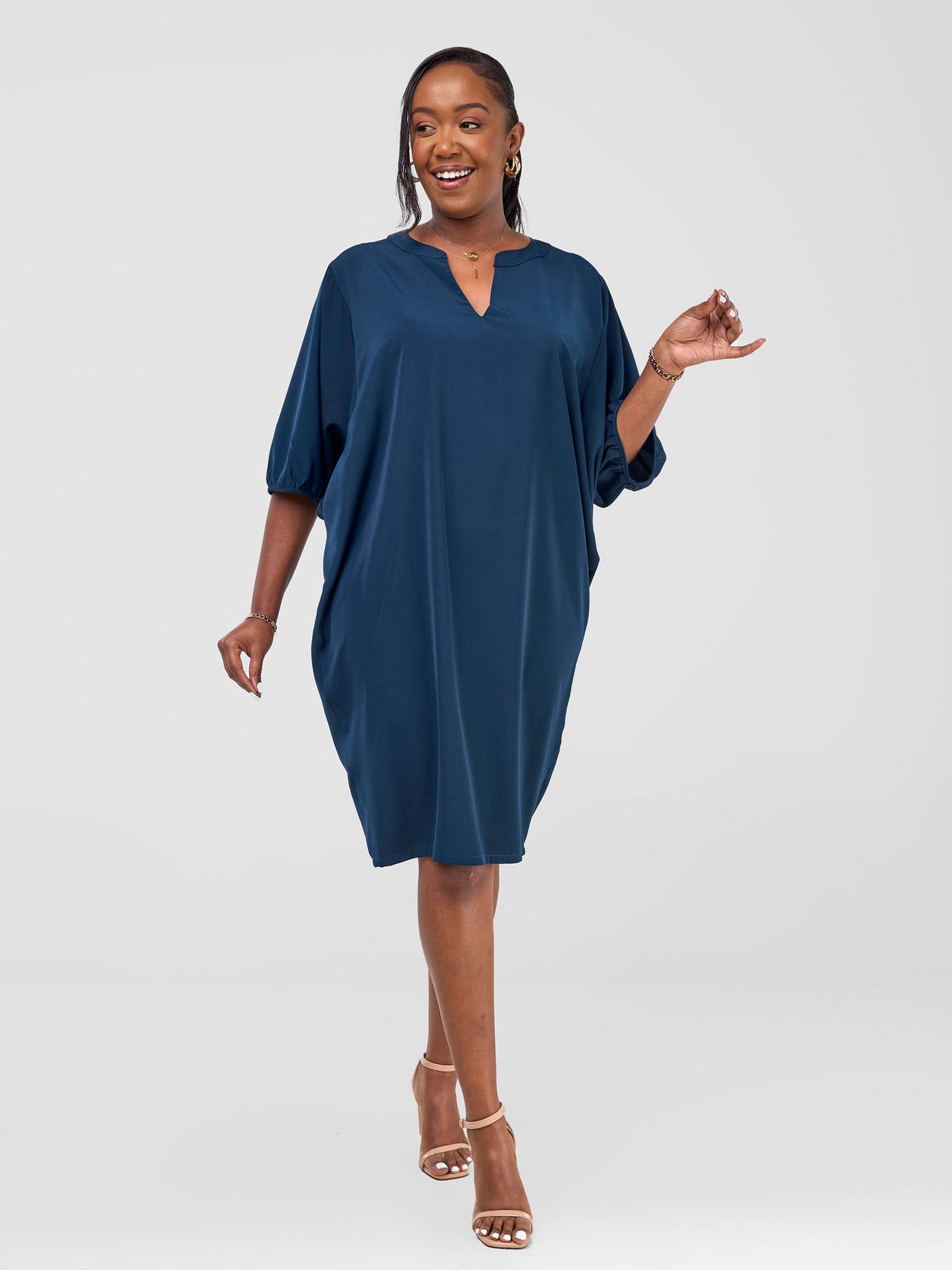 Vivo Reba Dolman Dress  - Dark Teal