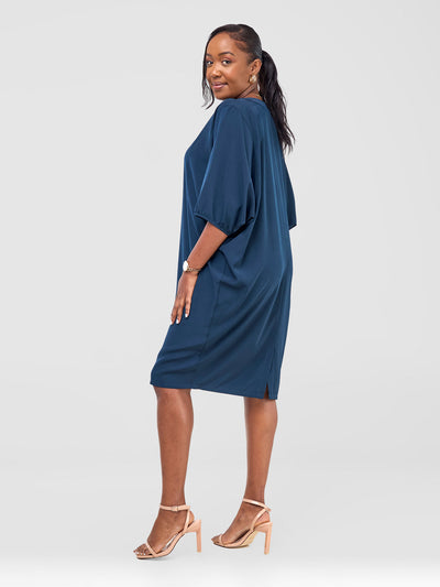 Vivo Reba Dolman Dress  - Dark Teal