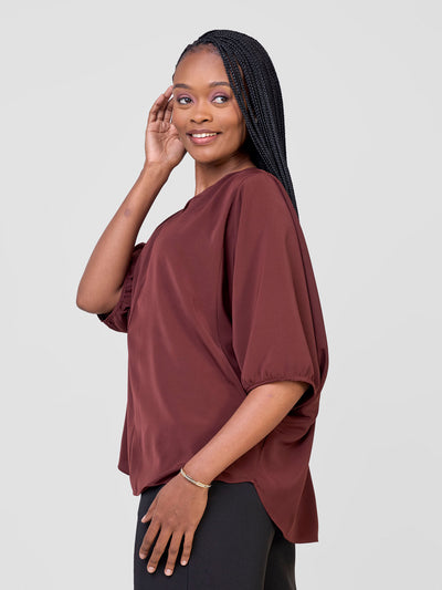 Vivo Dua Dolman Top - Brown