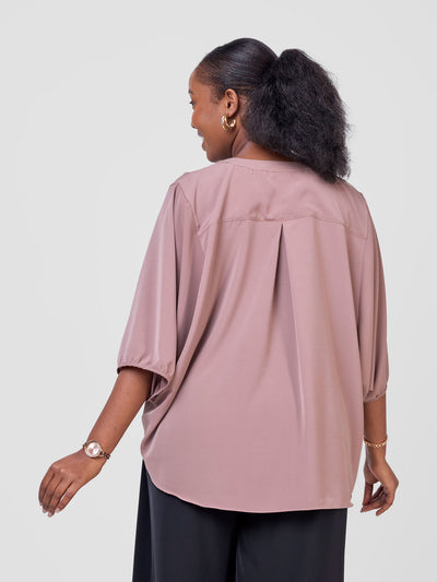 Vivo Dua Dolman Top - Beaver Fur