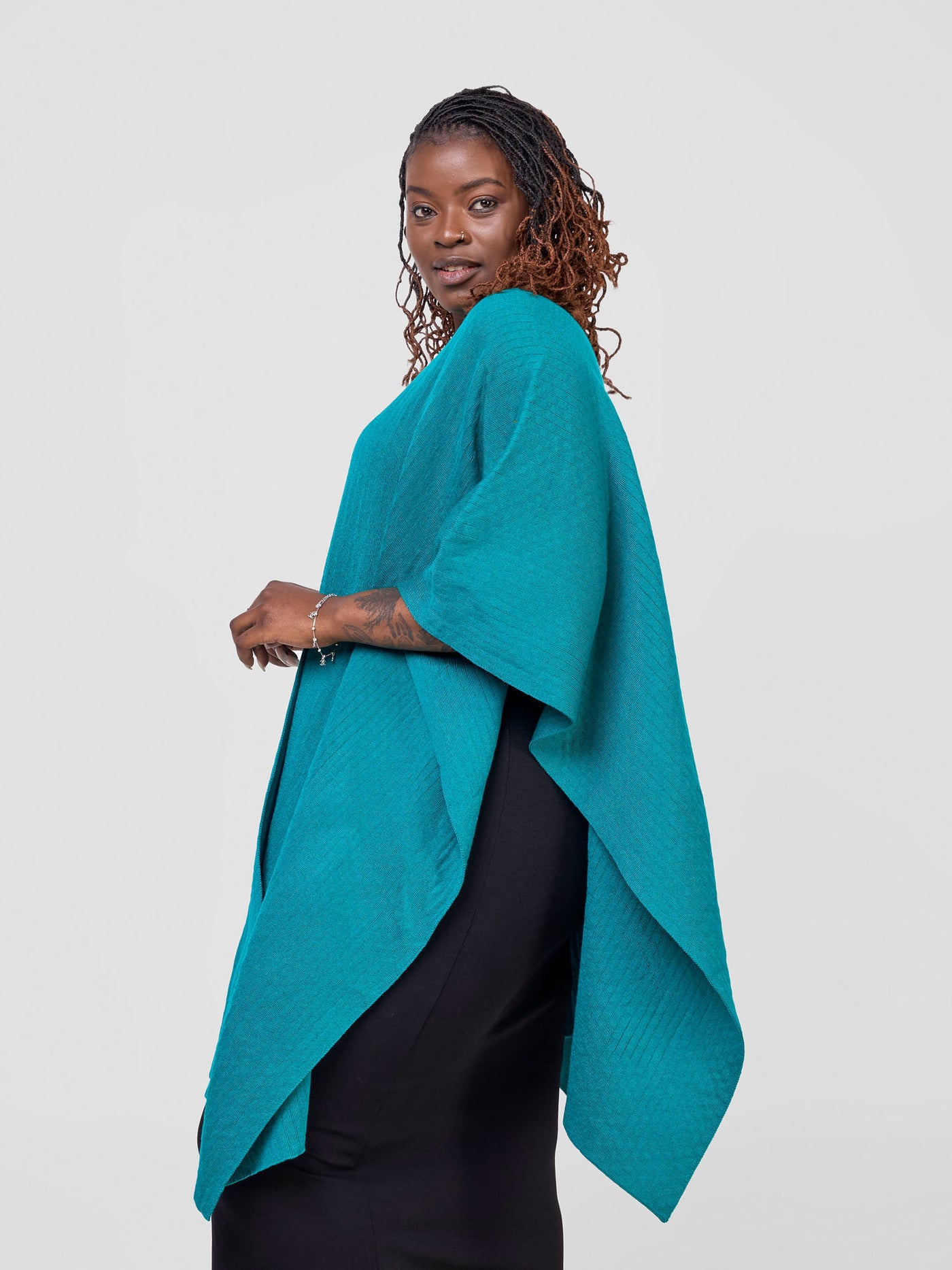 Vivo Adama Poncho - Teal