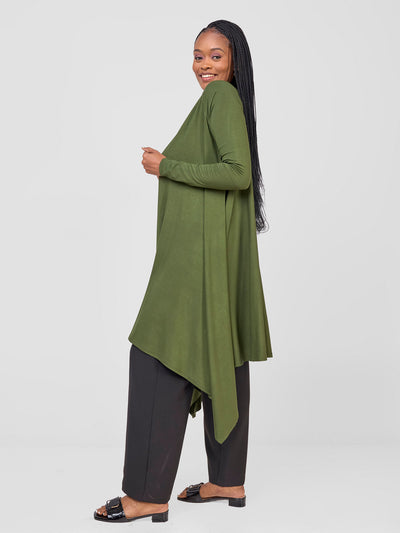 Vivo Basic Long Sleeve Cascade Waterfall - Hunters Green