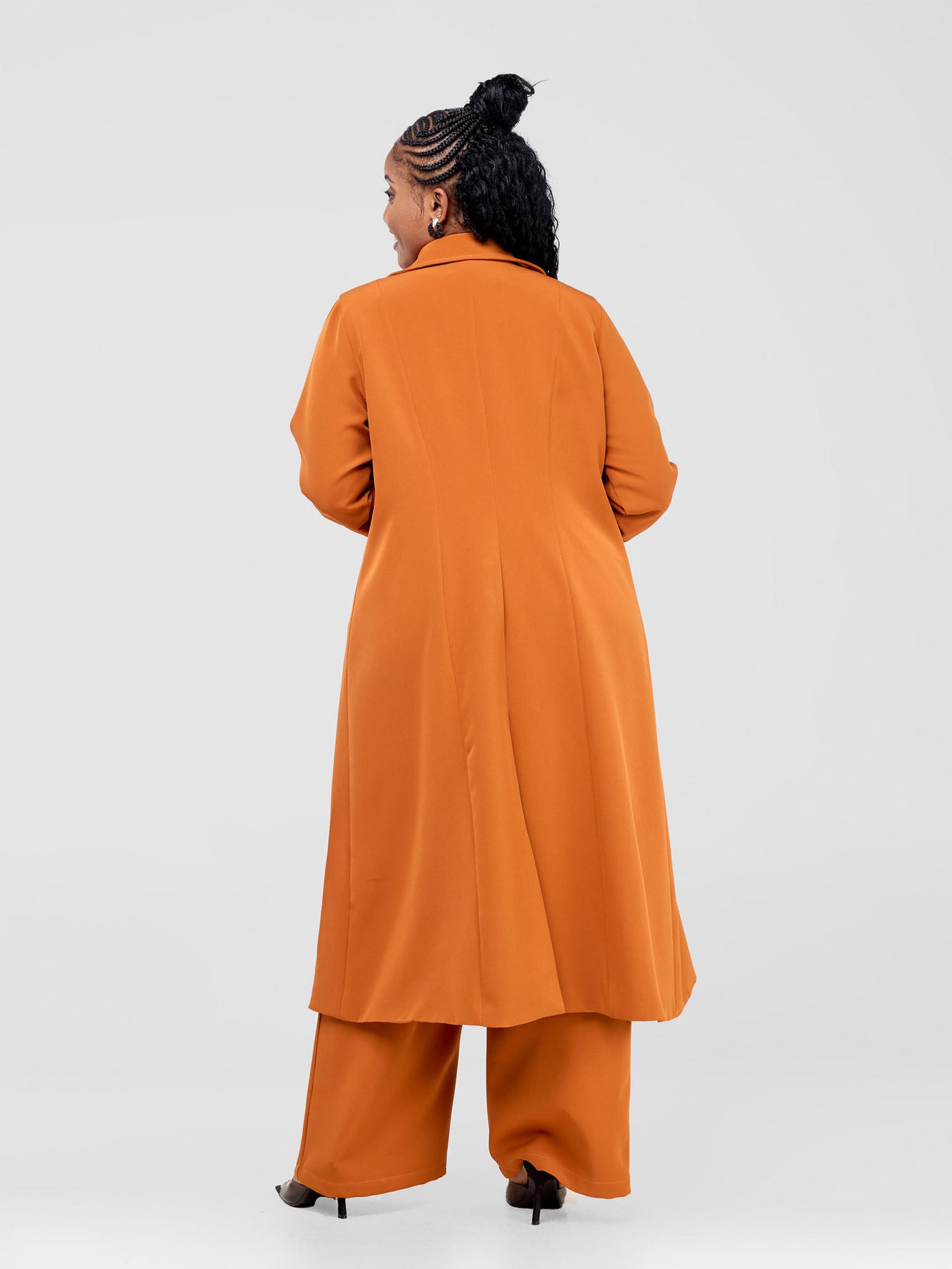 Vivo Saida Dress Coat - Rust