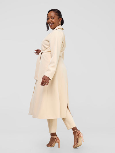 Vivo Saida Dress Coat - Beige