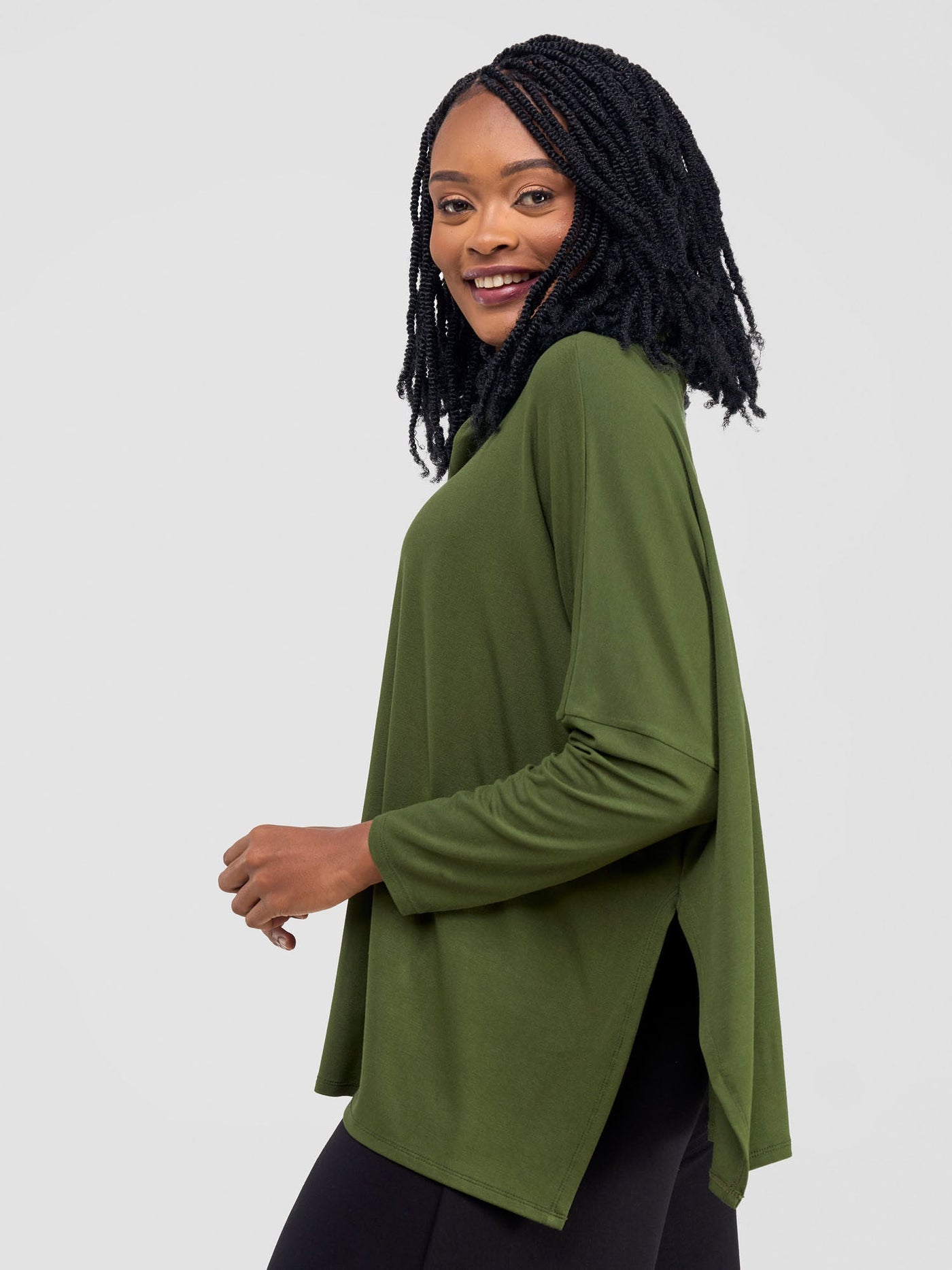 Vivo Kala Long Sleeve Top - Hunters Green