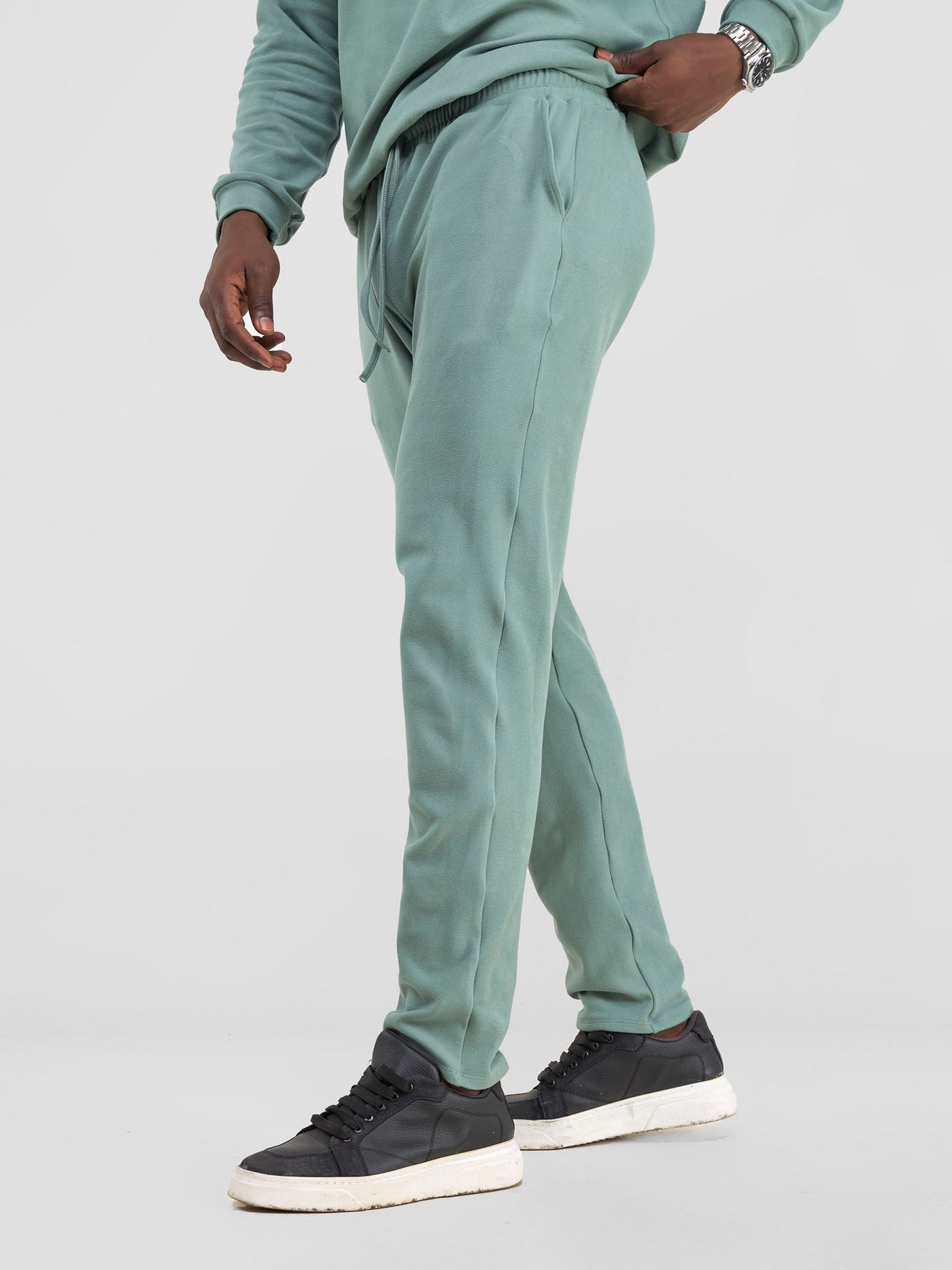 Zoya Yuni  Men's Fleece Sweat Pants - Mint