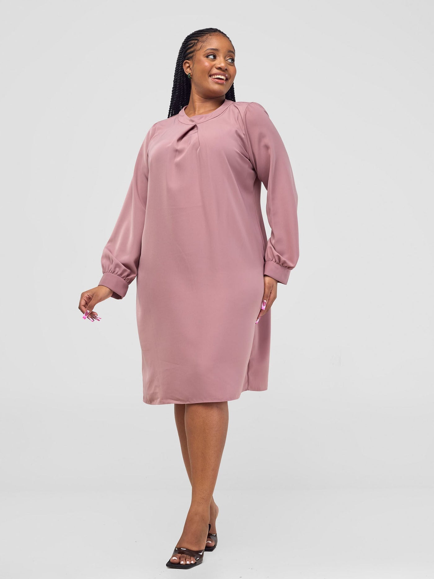 Vivo Alora Shift Dress - Rose