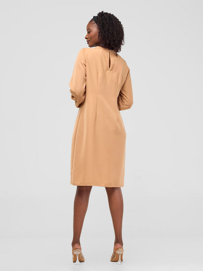 Vivo Alora Shift Dress - Khaki