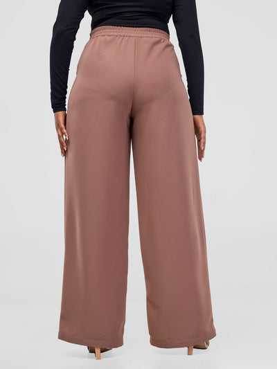 Vivo Alora Pleated Pants  - Taupe