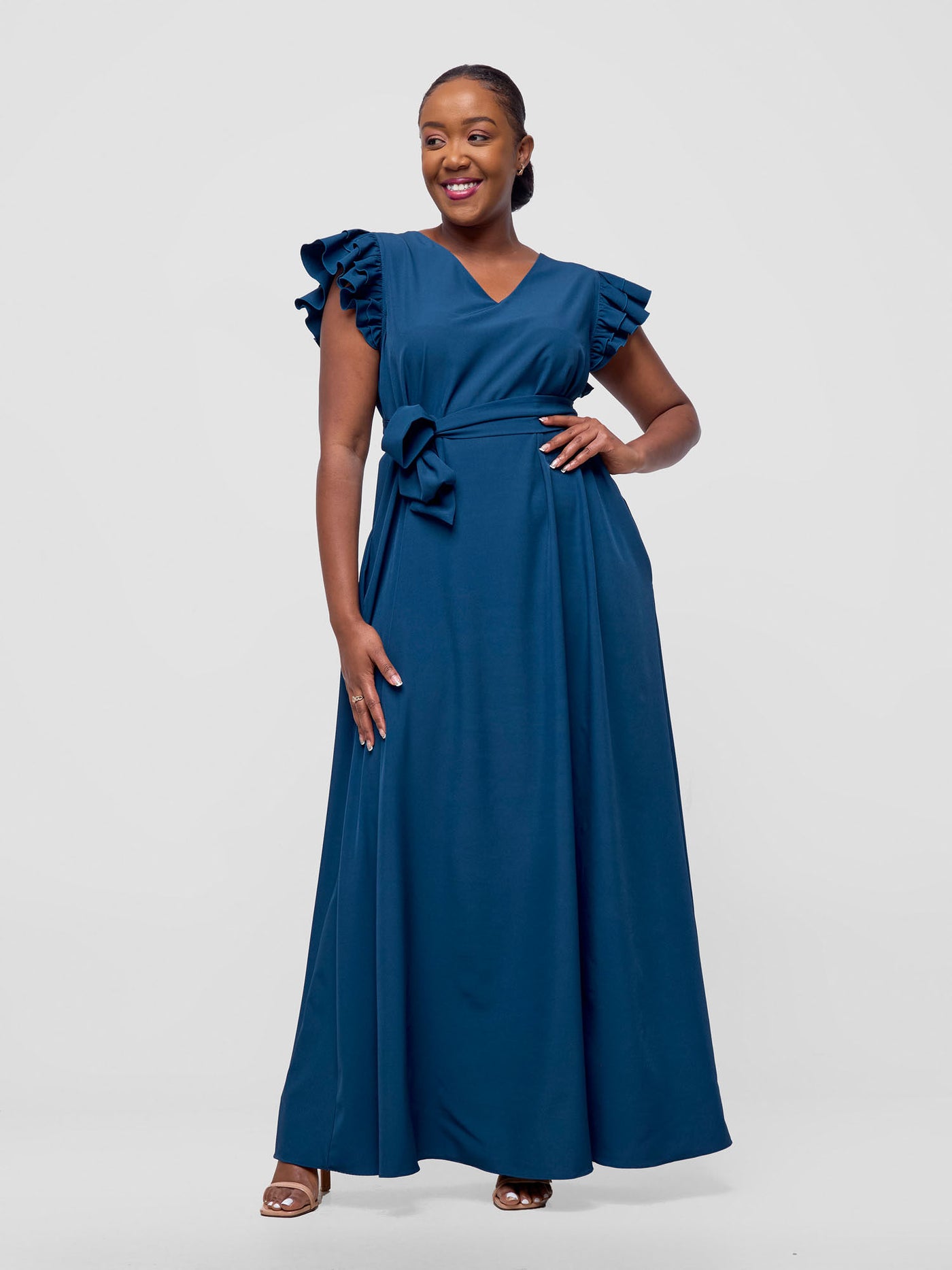 Vivo Nasinka A-line Maxi Dress - Teal