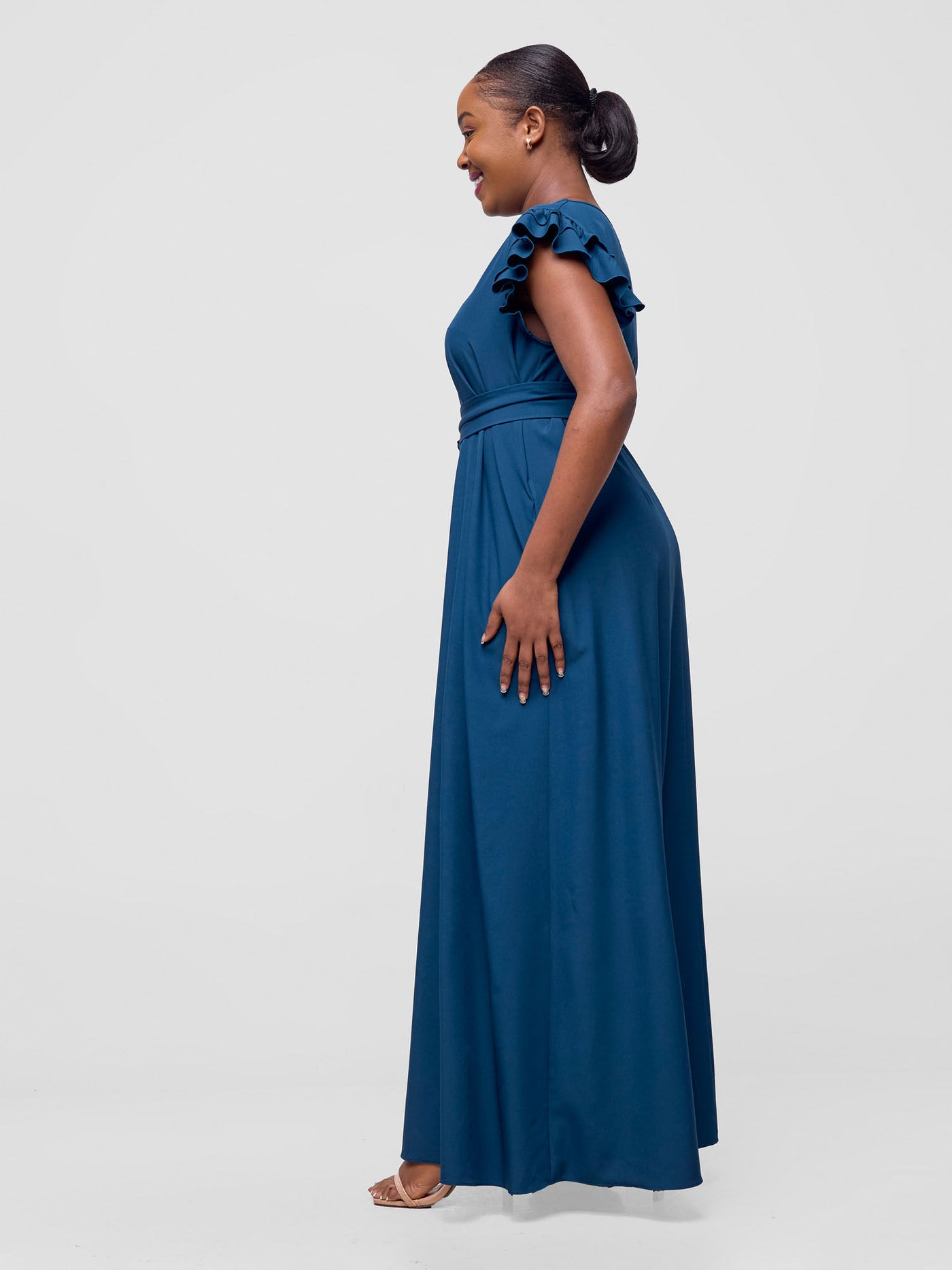 Vivo Nasinka A-line Maxi Dress - Teal