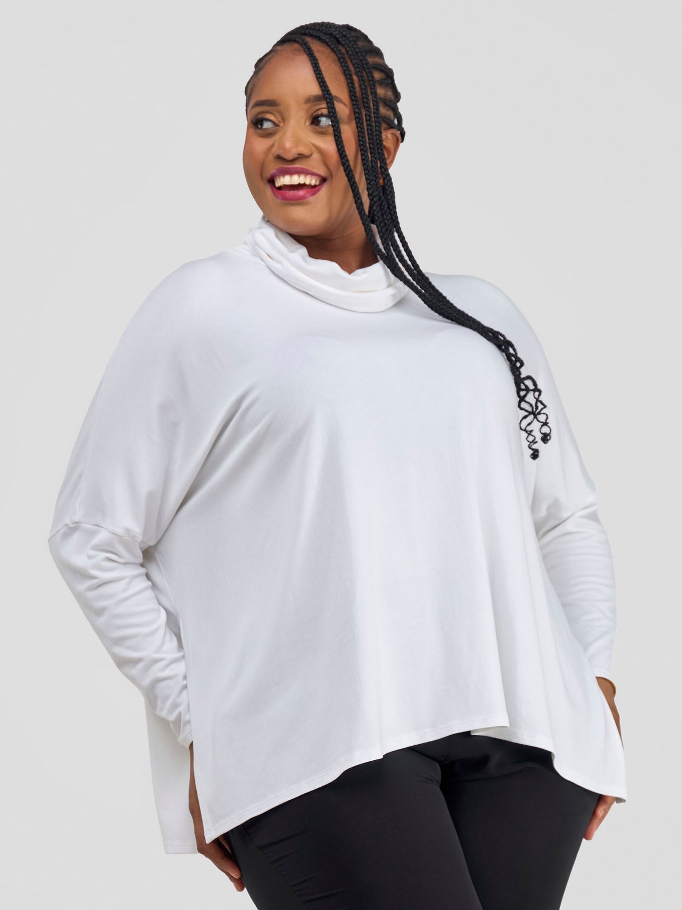 Vivo Kala Long Sleeve Top - White