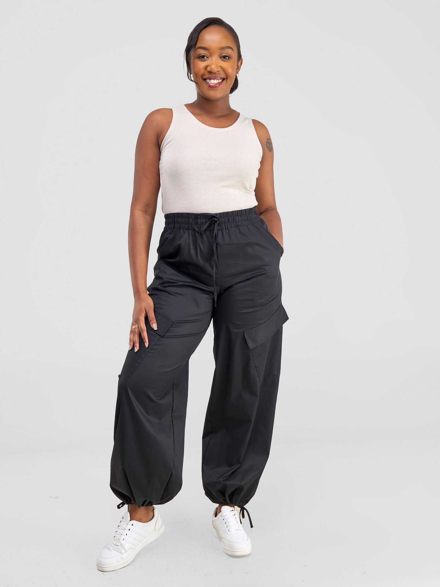 Safari Kamari Wide Leg Pants - Black