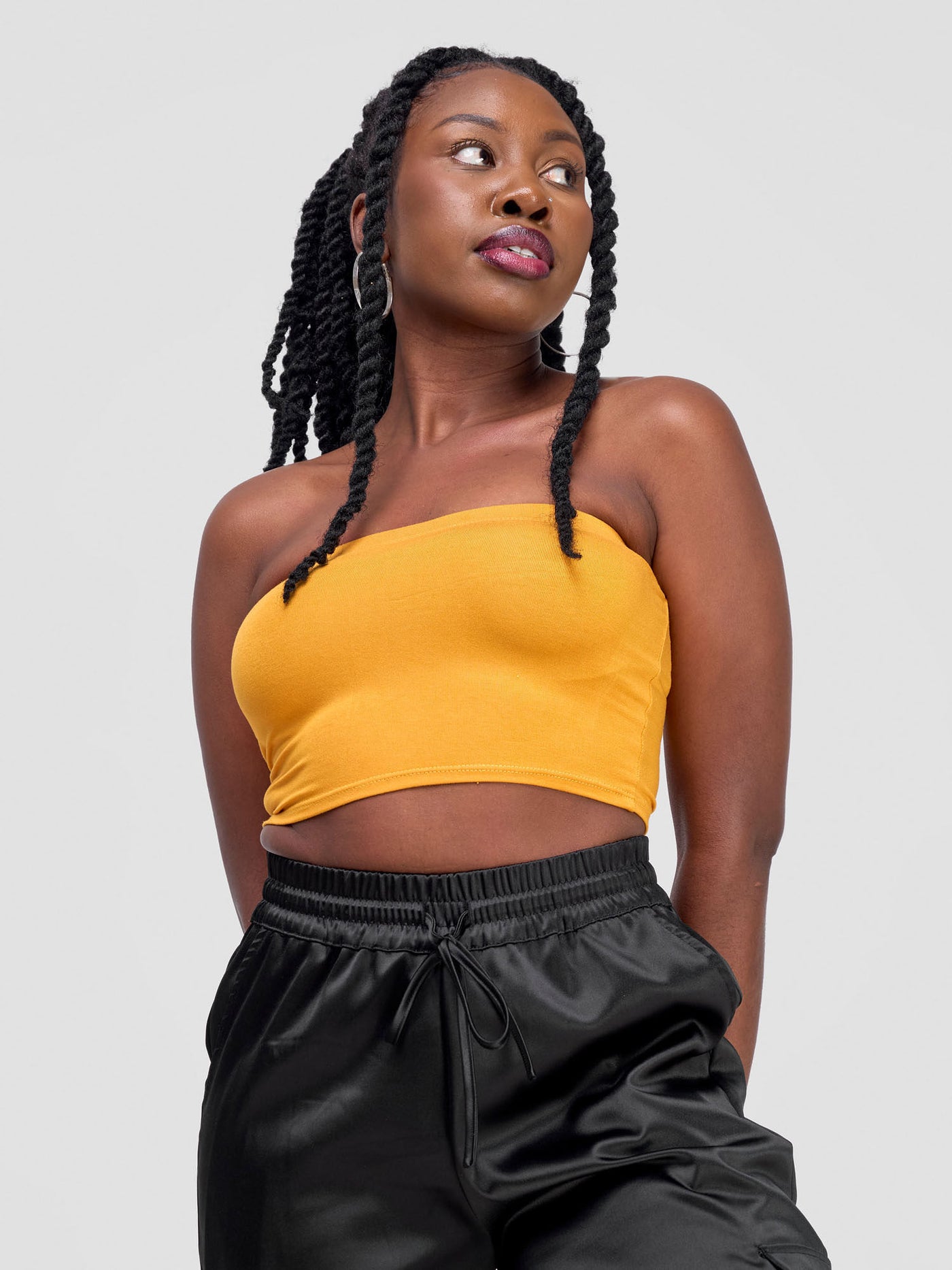 Zoya Basic Jersey Bandeau - Mustard