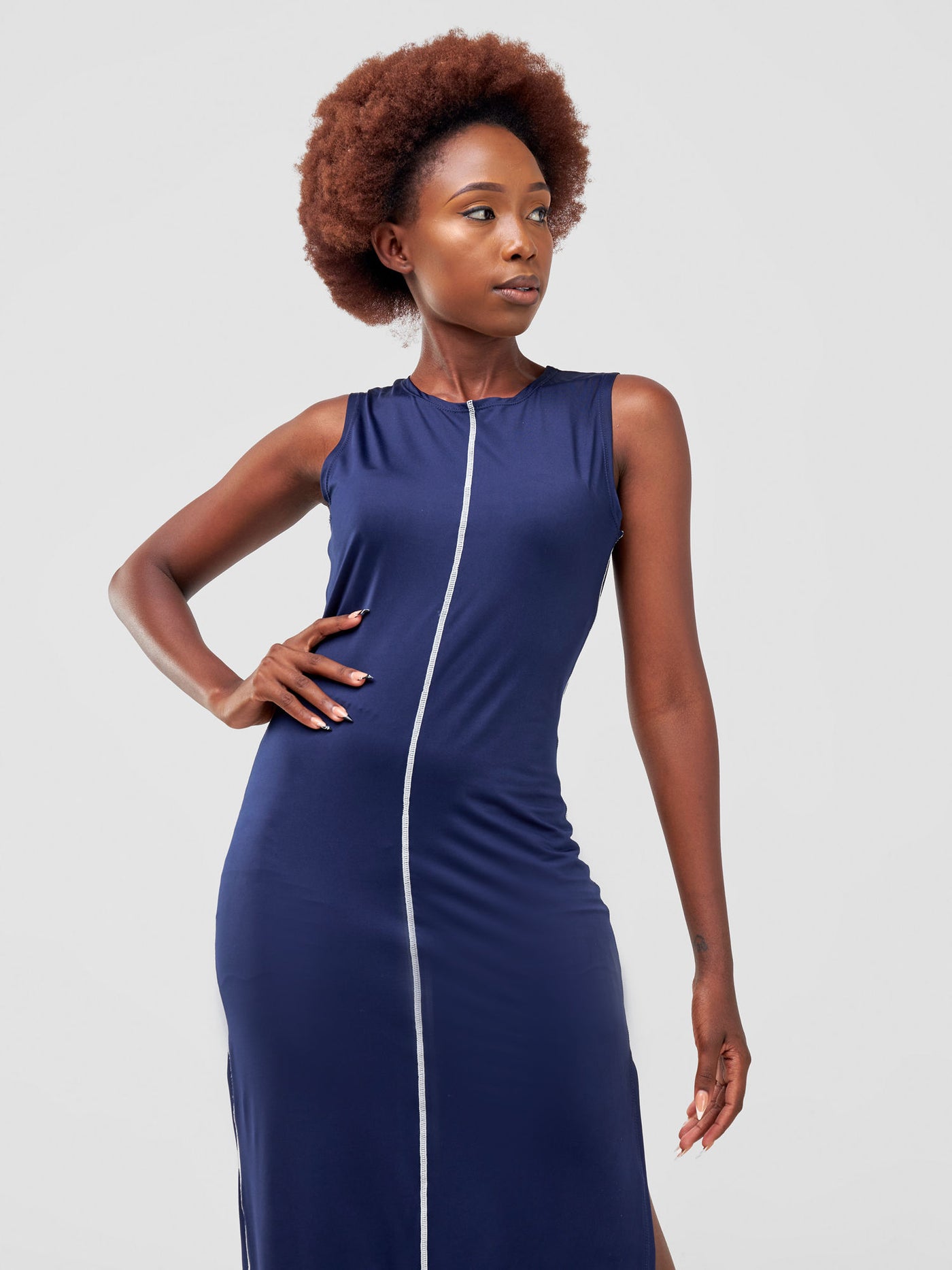 Taani Maxi Dress - Navy