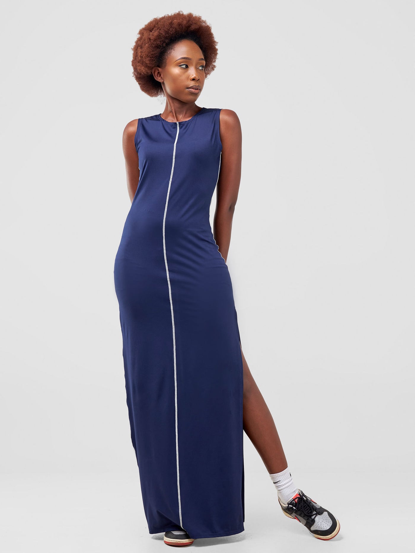 Taani Maxi Dress - Navy