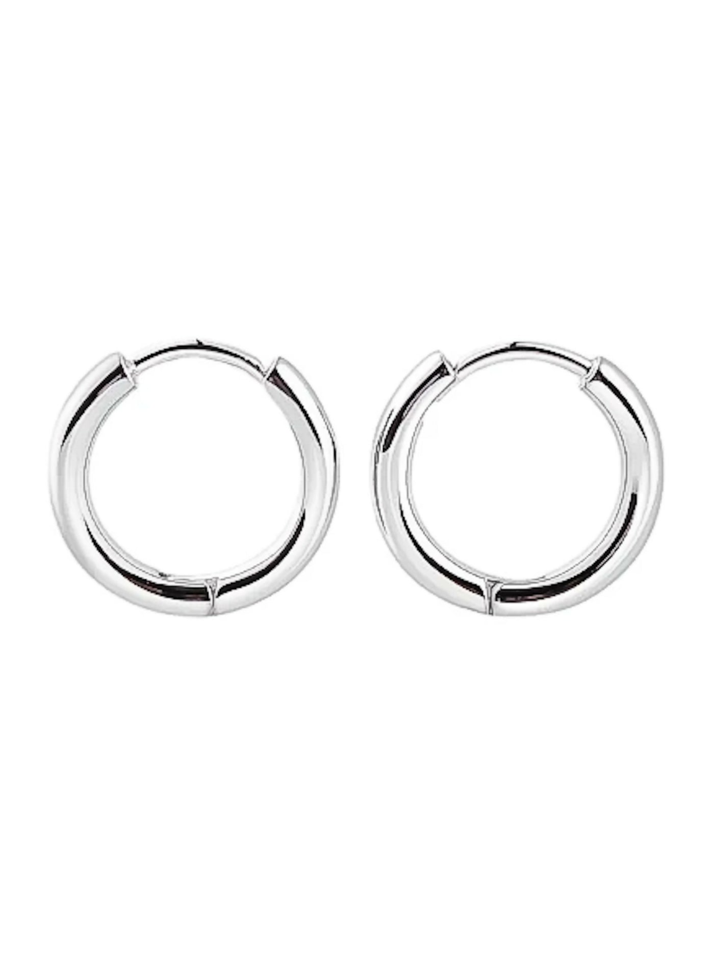 Her Essence Daily Wear Ora Hoops - Silver - Shopzetu