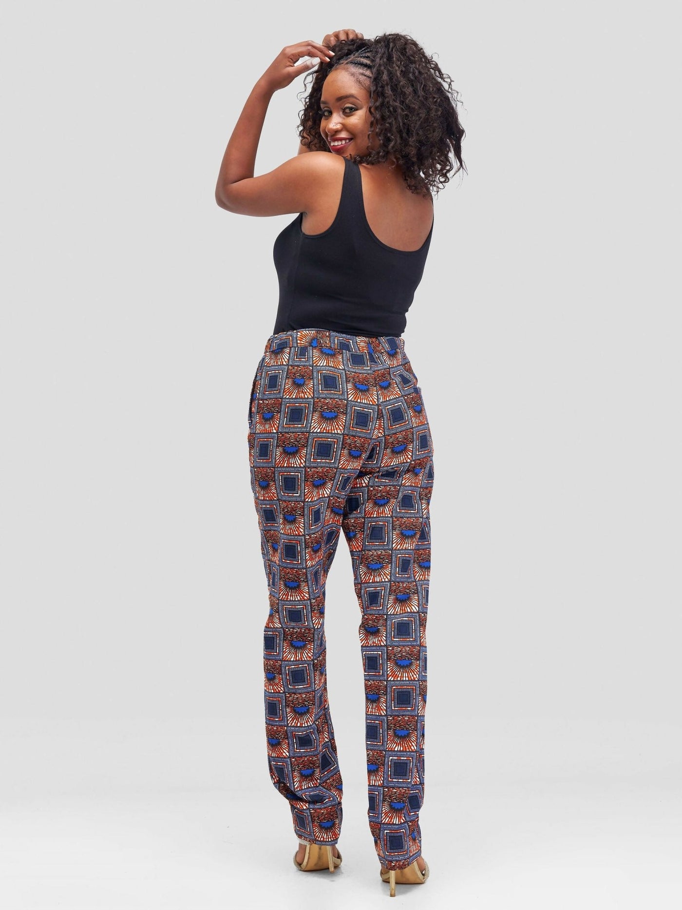 Nefpatra Ankara Pants - Orange - Shopzetu