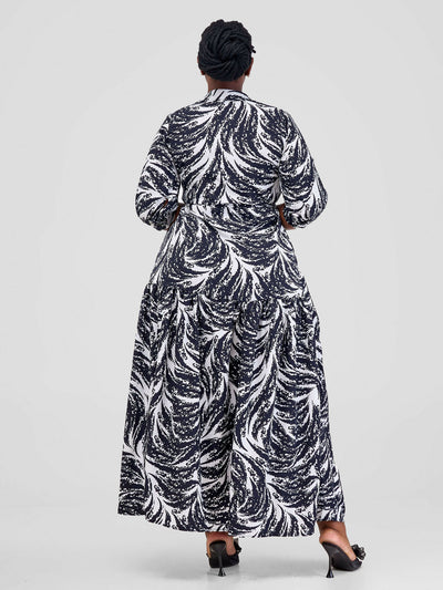 Salok Havilah Wear Ella Maxi Dress - Navy Blue