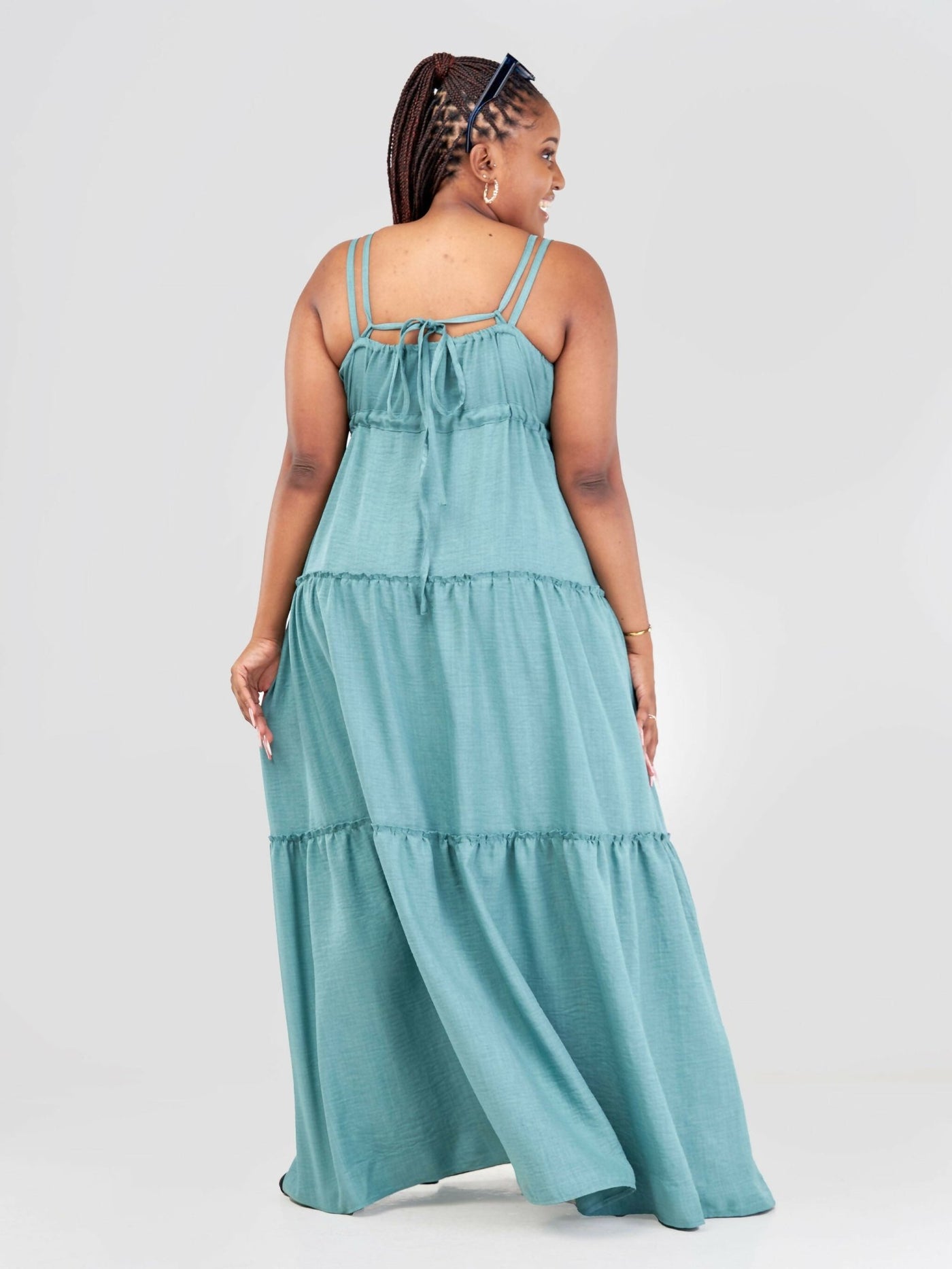 Elsie Glamour Riley Maxi Dress - Mint Green - Shopzetu