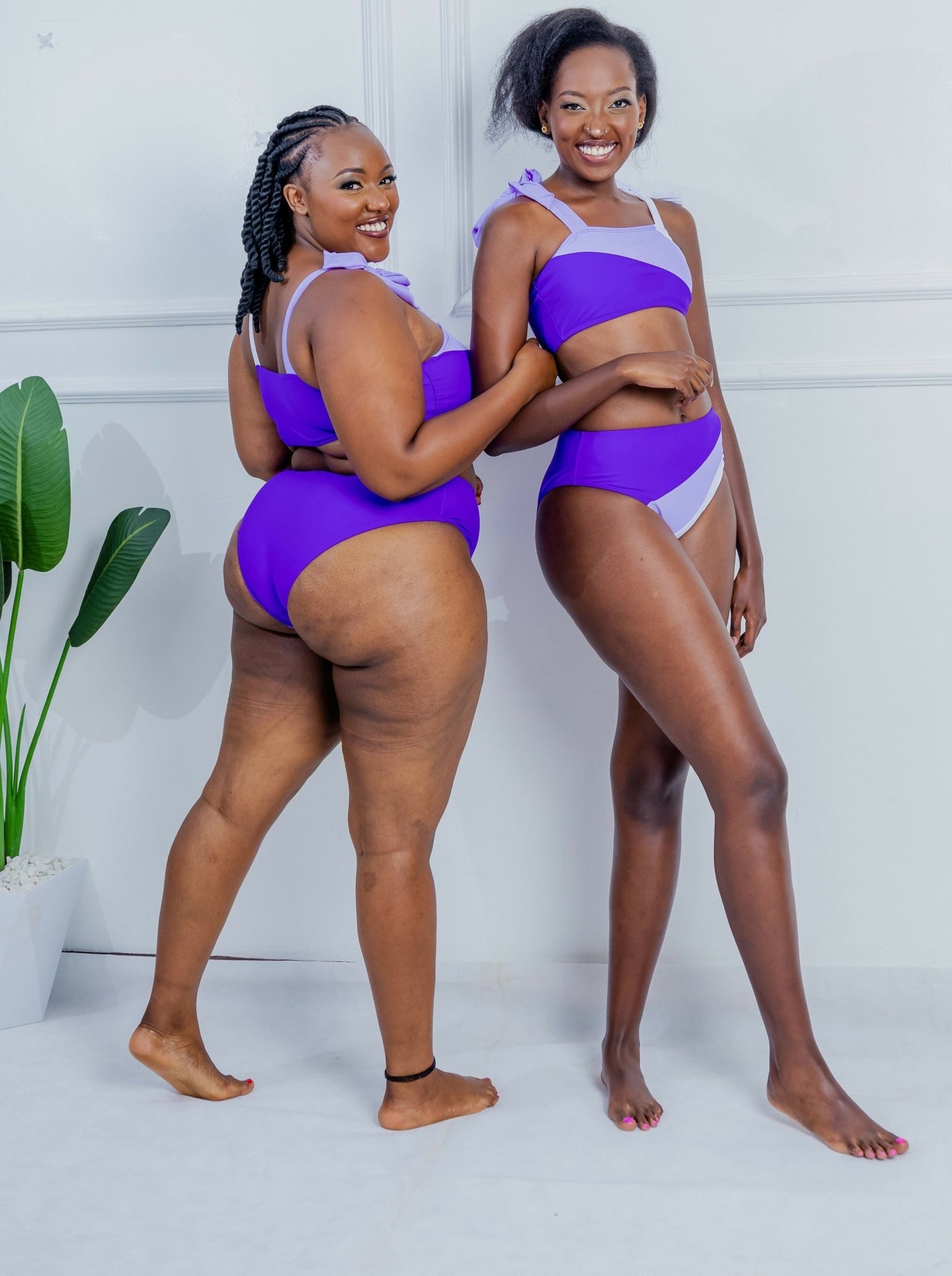 Shells Attic Swimwear Suit Bikini - Purple - Shopzetu